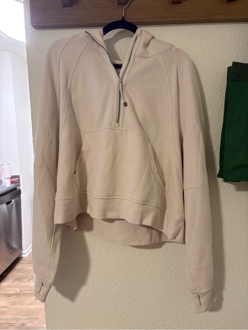 lululemon athletica/ Orangetheory Cream Half-Zip Hoodie Pullover